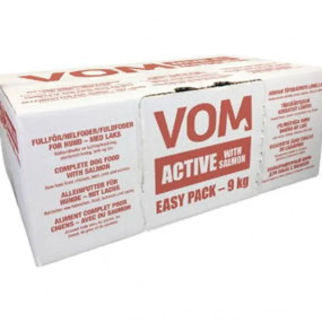ACTIVE Fullfôr med Laks 9 kg (blokk)