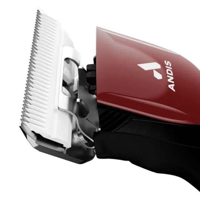 Andis Pulse ZR II Wide Klippemaskin Rød