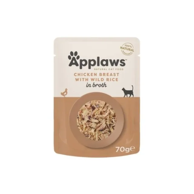 Applaws Cat Chicken and Wild Rice in Broth 70g
