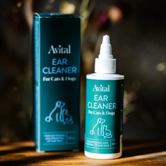 Avital ørerens for hund og katt 100 ml