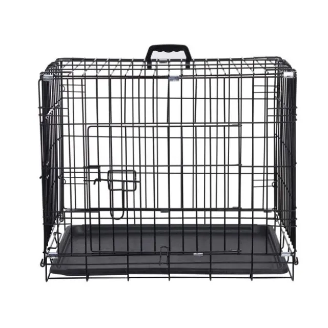 Basic Sturdy Hundebur i Metall Svart