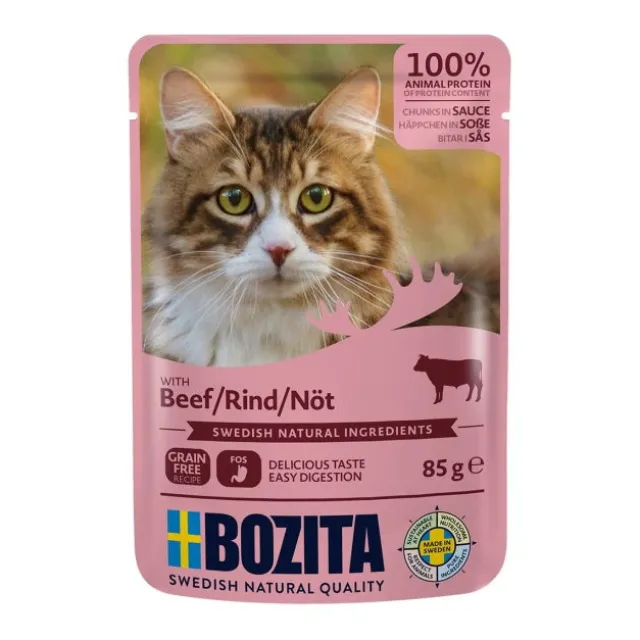 Bozita Cat Beef Chunks in Sauce 85g
