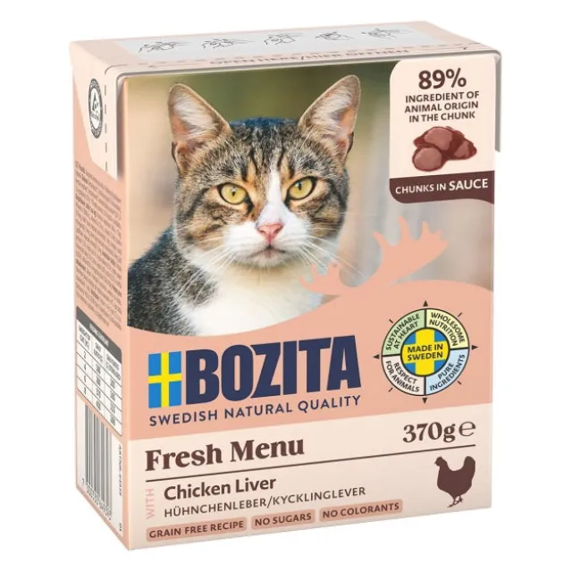 Bozita Cat Chicken Liver Chunks in Sauce 370 g