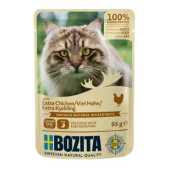 Bozita Cat Extra Chicken Chunks in Sauce 85g