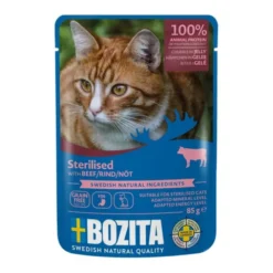 Bozita Cat Indoor & Sterilised Beef in Jelly 85 g