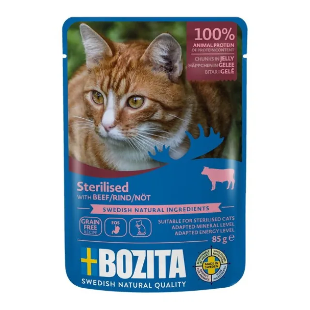 Bozita Cat Indoor & Sterilised Beef in Jelly 85 g