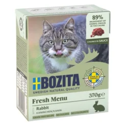 Bozita Cat Rabbit Chunks in Sauce 370g