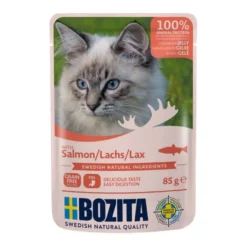 Bozita Cat Salmon Chunks in Jelly 85g