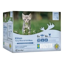 Bozita Kitten Multibox i saus, 12x85 g