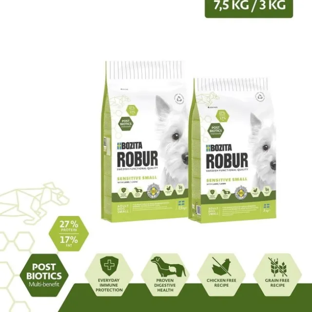 Bozita Robur Adult Small Breed Sensitive Lam
