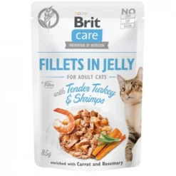 Brit Care Cat Jelly Turkey & Shrimp 85 g