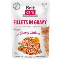 Brit Care Cat Salmon in Gravy 85g