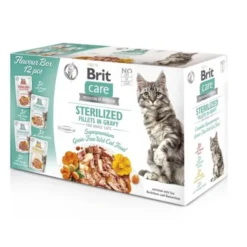 Brit Care Cat Sterilized Fillets in Gravy Multipack 12 x 85 g
