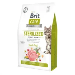 Brit Care Grain Free Cat Sterilized Immunity Support Fresh Pork
