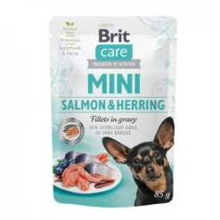 Brit Care Mini laks & sild i saus 85 g