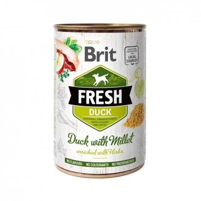 Brit Fresh And med Hirse 400g