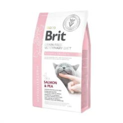 Brit Veterinary Diet Cat Grain Free Hypoallergenic Salmon & Pea