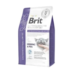 Brit Veterinary Diet Cat Grain Free Gastrointestinal Low Fat Herring & Pea