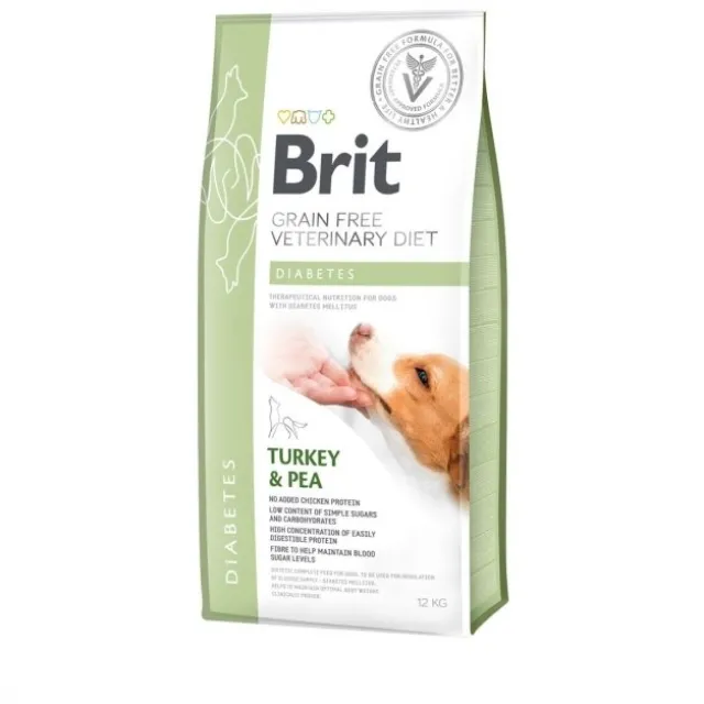 Brit Veterinary Diet Dog Diabetes Grain Free Turkey & Pea