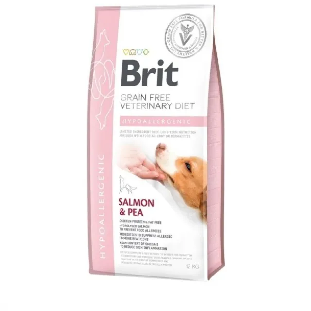 Brit Veterinary Diet Dog Hypoallergenic Grain Free Salmon & Pea