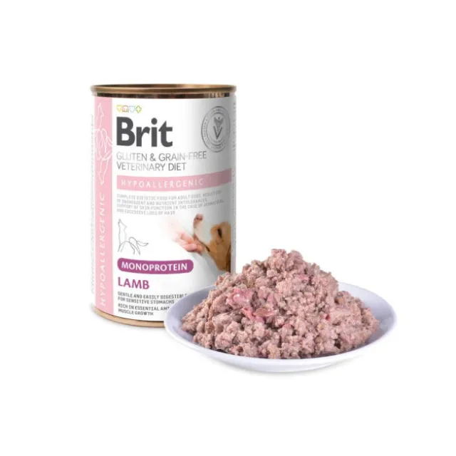 Brit Veterinary Diet for dogs Hypoallergenic Monoprotein Lamb 400g