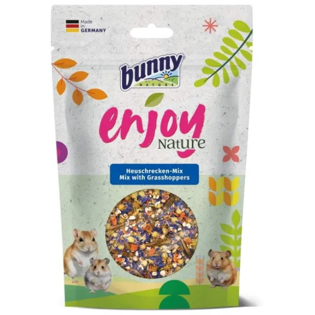 Bunny Enjoy Nature Mix med Gresshopper 50 g