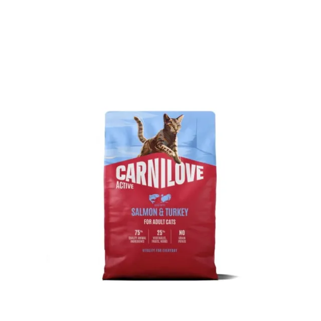 Carnilove Cat Adult Active Salmon & Turkey