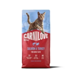 Carnilove Cat Adult Active Salmon & Turkey
