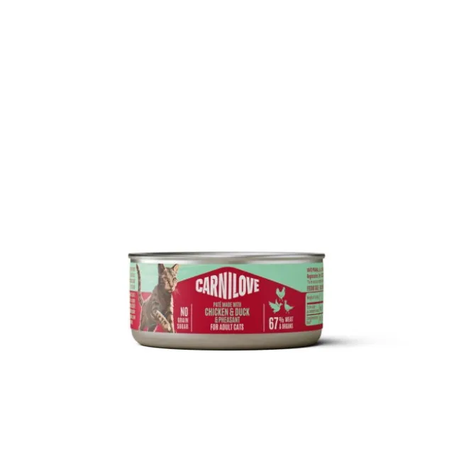 Carnilove Cat Adult Chicken, Duck & Pheasant Paté 100 g