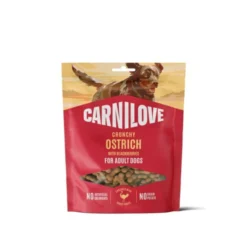 CARNILOVE Dog CRUNCHY Snack Ostrich with Blackberries 200 g