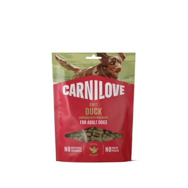 CARNILOVE Dog SOFT Snack Duck enriched with Rosemary 200 g