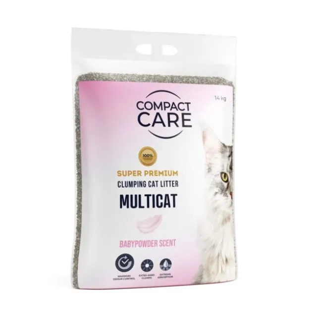 Compact Care Babypowder Parfymert