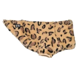 51 Degrees North Turtle Teddy hundegenser, leopard