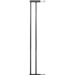 DogSpace Bonnie Forlengelse til Hundegrind Sort 7 cm 2-pk