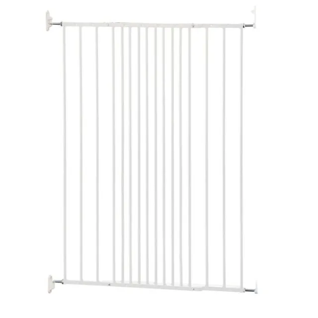 DogSpace Charlie Hundegrind Hvit 62,5-106,8x103 cm