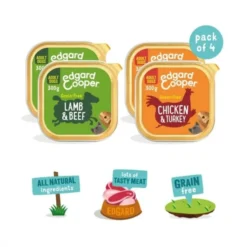 Edgard & Cooper Dog Adult Multipack, 4x300 g