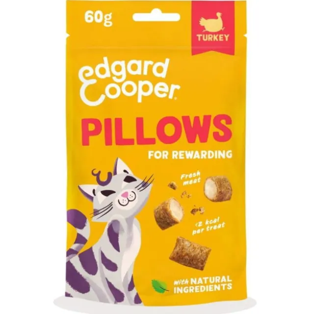 Edgard&Cooper Pillows Kattegodbiter Kalkun & Kylling 60 g
