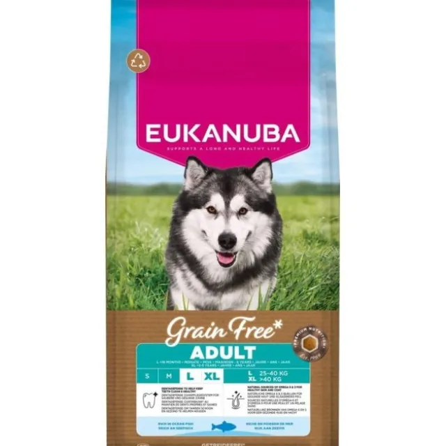 Eukanuba Grain Free Adult Large & Extra Large Breed Ocean Fish