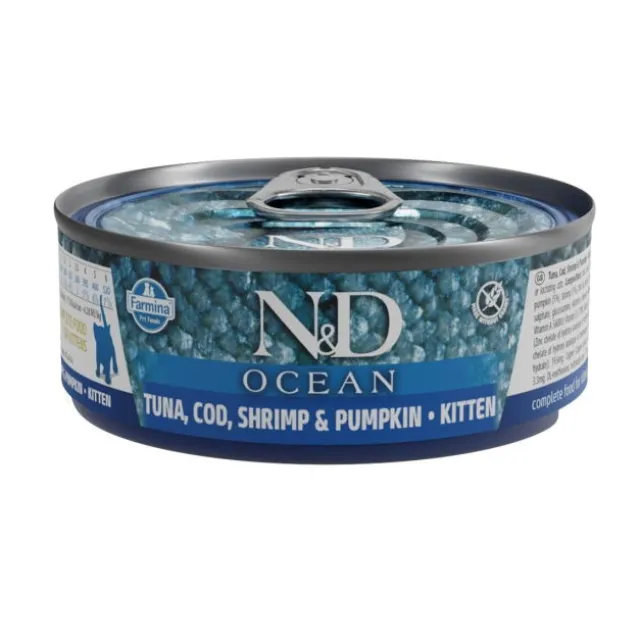 Farmina N&D Cat Ocean Tuna & Pumpkin Kitten 70 g