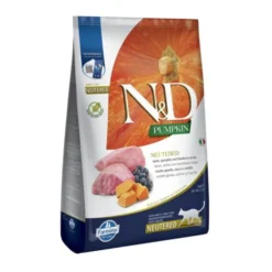 Farmina N&D Pumpkin Cat Lamb & Blue Neutered 5 kg