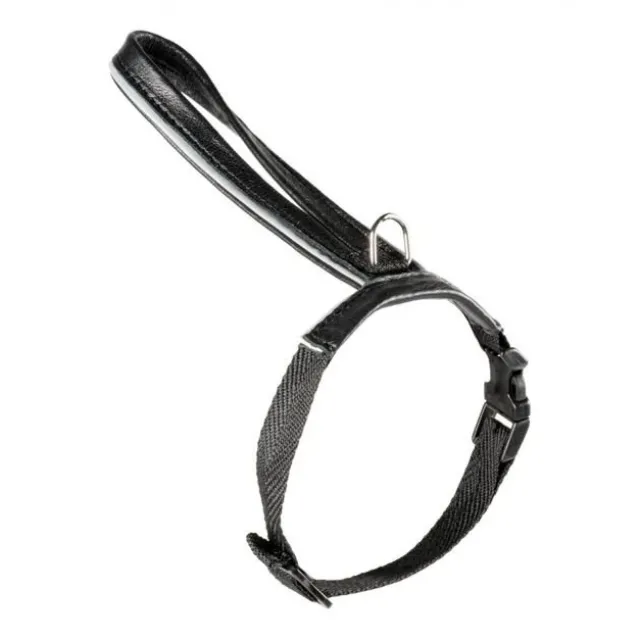 Feel Leather Purrr kattesele i skinn svart