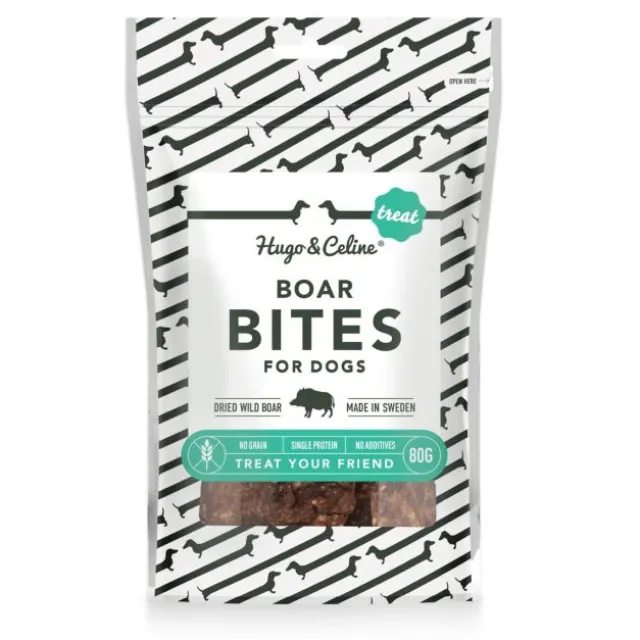 Hugo&Celine Bites Villsvin, 80 g