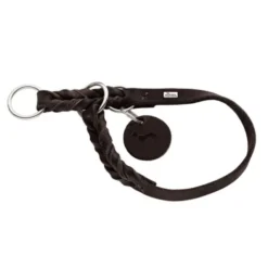 Hunter Halsbånd Halvstrup Solid Education Dark Brown