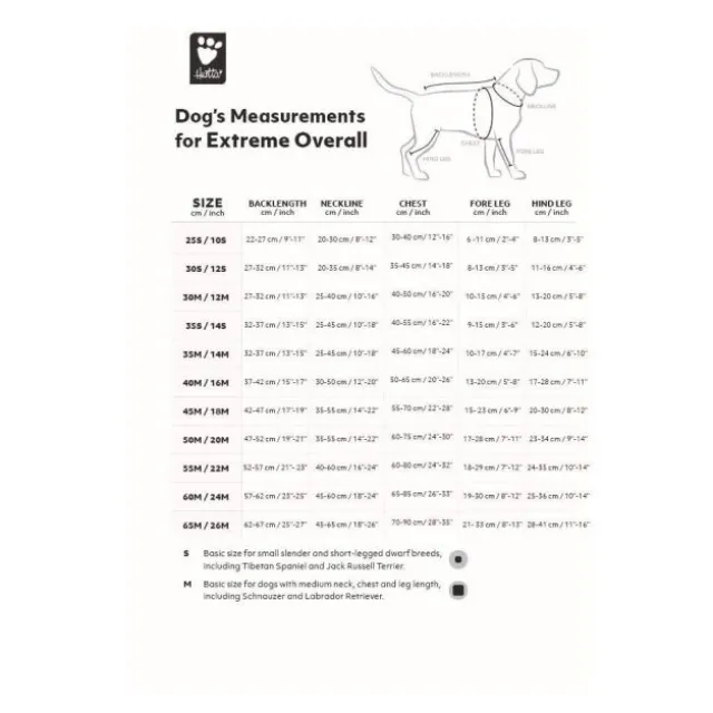 Hurtta Extreme Overall Svart