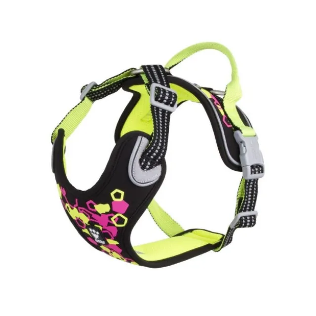 Hurtta Weekend Warrior Hundesele, Neon & Sort