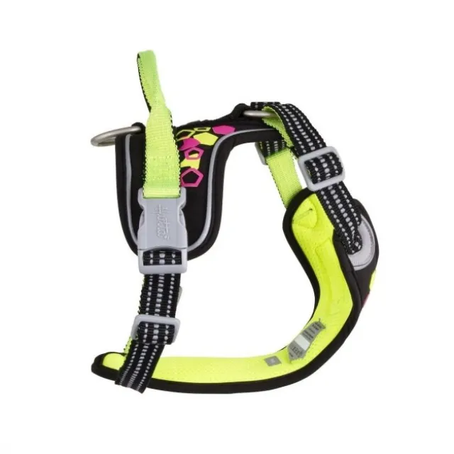 Hurtta Weekend Warrior Hundesele, Neon & Sort