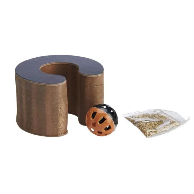 Little&Bigger Active Cat Kloreleke i Kartong med Ball & Kattemynte