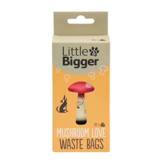 Little&Bigger Mushroom Love Hundeposer 4x15 stk