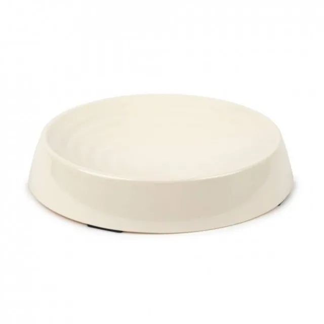 Little&Bigger Ripple Matskål til Katt Creme