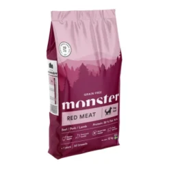 Monster Dog Adult Grain Free Red Meat Beef, Pork & Lamb